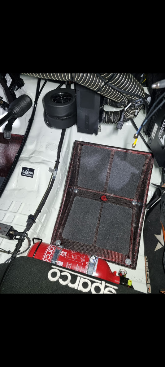 Peugeot 208 rally 4 foot rests