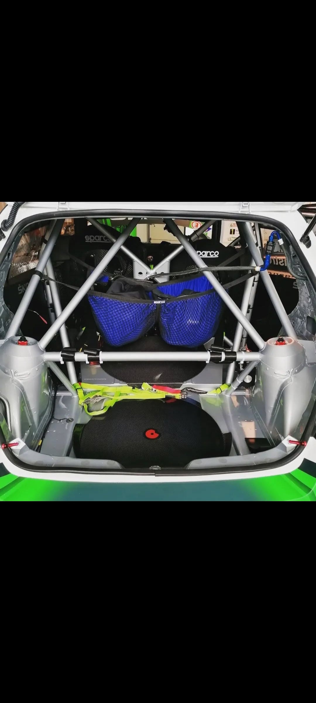 Skoda r5 evo 2 spare wheel holder