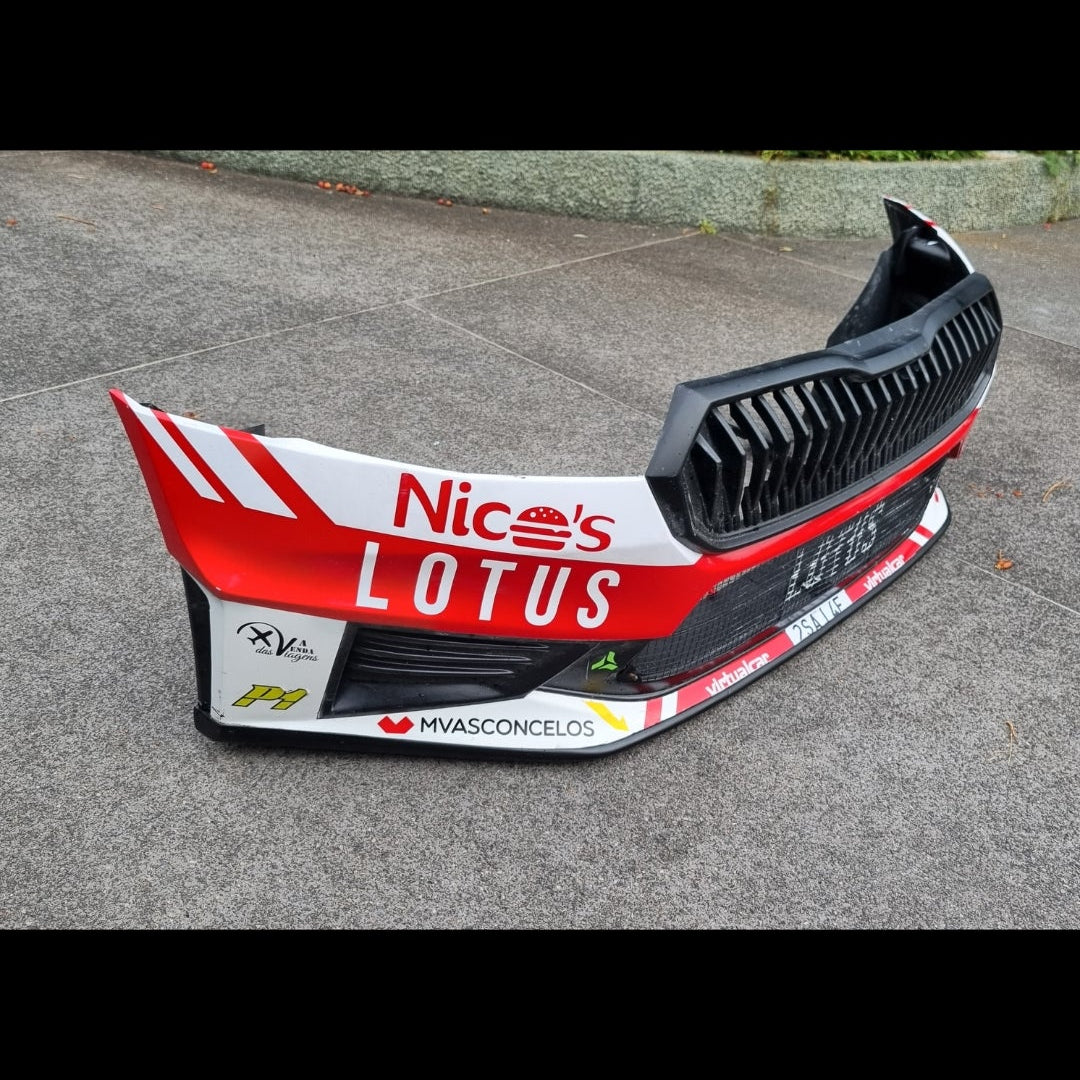 Skoda rs rally 2 front lip protector (fibreglass)