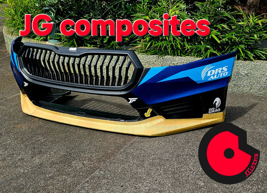 Skoda rs rally 2 front lip protector (fibreglass)