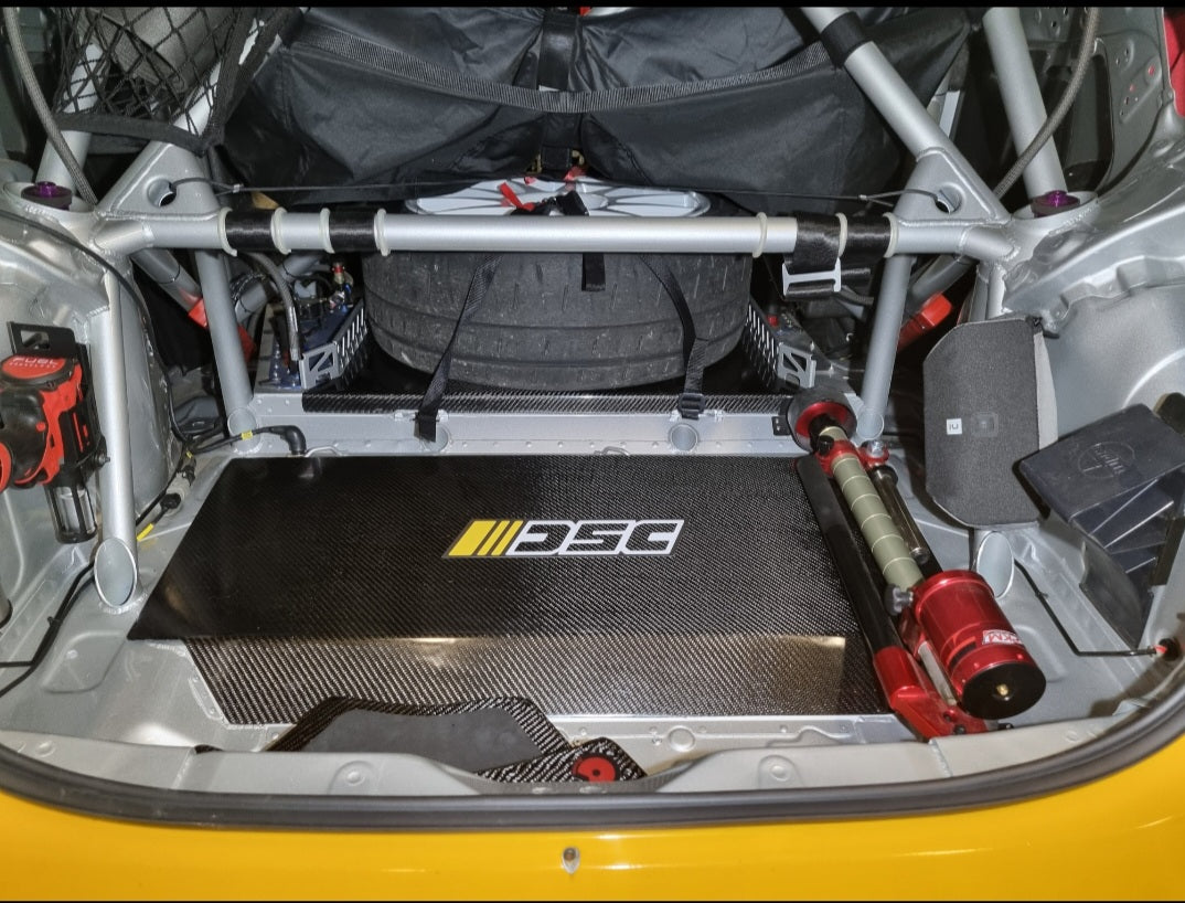 Toyota Yaris rally 2 spare tyre holder