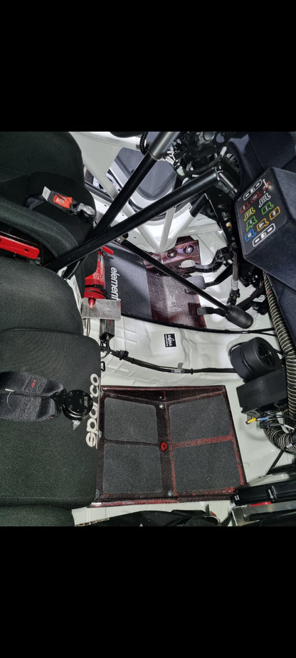 Peugeot 208 rally 4 foot rests