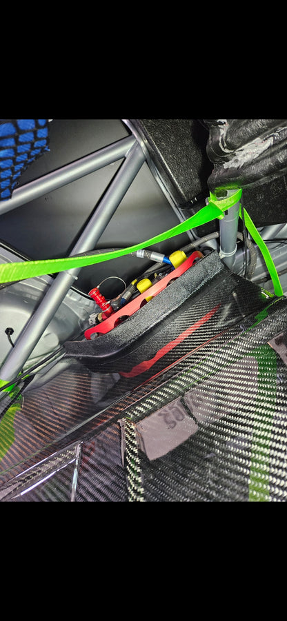 Skoda rs rally 2 spare wheel holder(carbon fibre)
