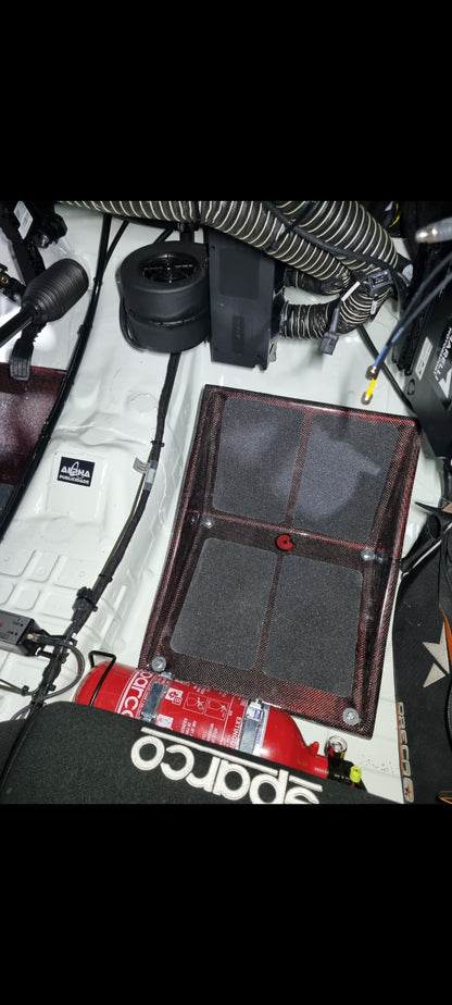 Peugeot 208 rally 4 foot rests