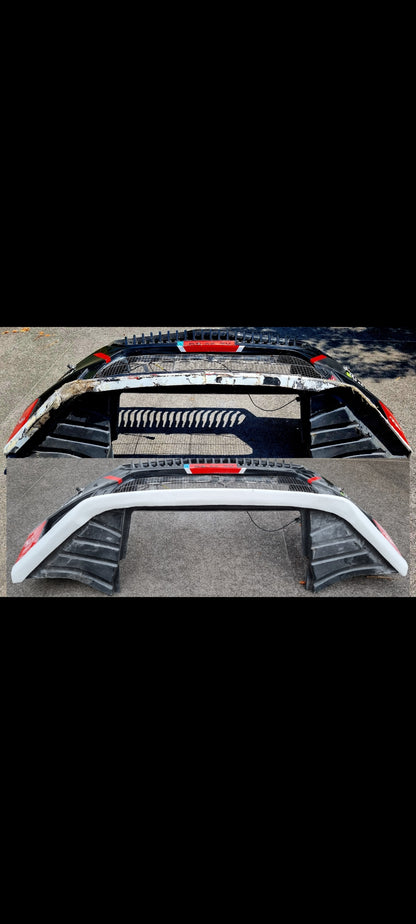 Skoda rs rally 2 front lip protector (fibreglass)