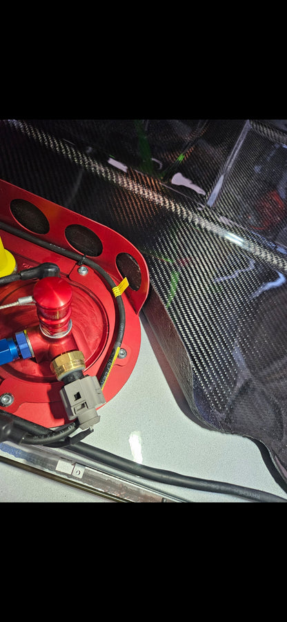 Skoda rs rally 2 spare wheel holder(carbon fibre)