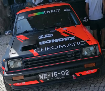 Toyota kp61 bonnet in carbon fibre