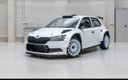 Skoda R5 evo2 spare wheel holder(carbon fibre)