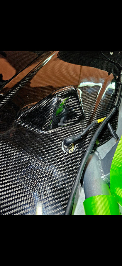 Skoda rs rally 2 spare wheel holder(carbon fibre)