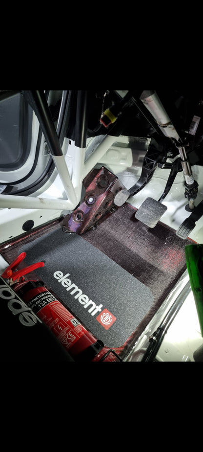 Peugeot 208 rally 4 driver foot rest