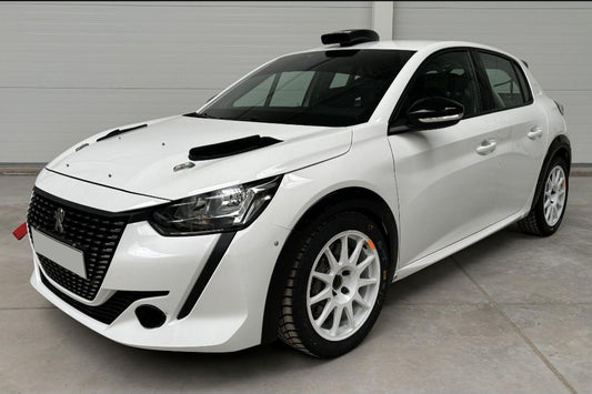 Peugeot 208 rally 4 foot rests(Carbon fibre)