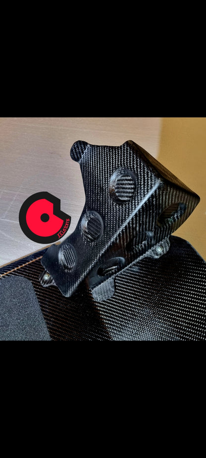 Lancia Ypsilon rally4 foot rests(carbon fibre)